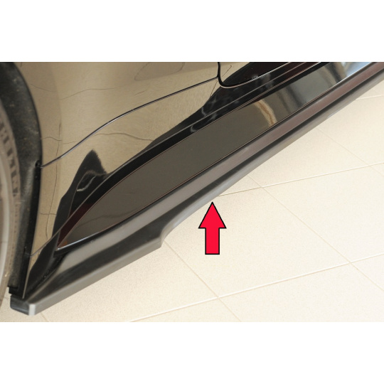 Rieger spoiler pod boční práh mont. strana pravá pro BMW řada 4 G83 M4 kabriolet, r.v. 06/21-, plast ABS bez povrchové úpravy