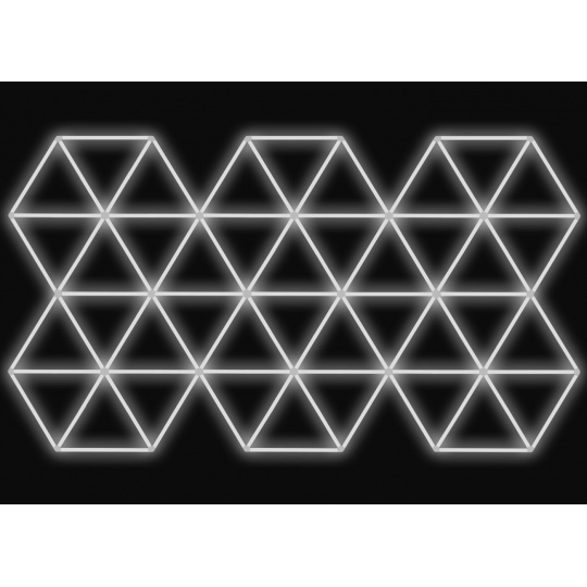 Kompletní LED svítidlo, rozměr: 482,8 x 279,6 cm ver. 2, teplota světla: bílá 4000 K