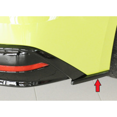 Rieger spoiler pod zadní nárazník na pravé straně pro Škoda Enyaq iV RS SUV (5AZ) r.v. 07/21-, plast ABS lakovaný do černé lesklé barvy