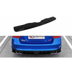 Maxton Design středový spoiler zadního nárazníku pro Subaru Impreza Mk4, černý lesklý plast ABS