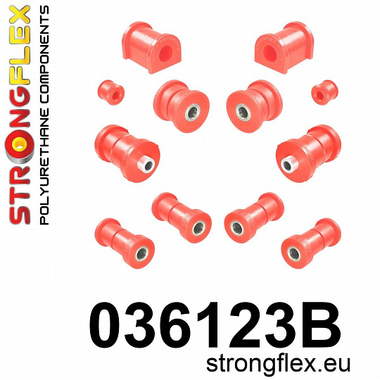 036123B: Strongflex Sada silentbloků zadního zavěšení