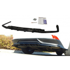 Maxton Design středový spoiler zadního nárazníku s žebrováním pro Lexus IS Mk3, černý lesklý plast ABS, H Maxton Design středový spoiler zadního nárazníku s žebrováním pro Lexus IS Mk3, černý lesklý plast ABS, H