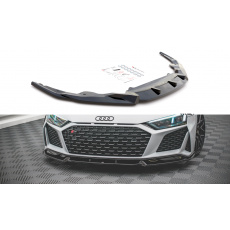 Maxton Design spoiler pod přední nárazník pro Audi R8 Mk2 Facelift, černý lesklý plast ABS