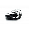 Maxton Design spoiler pod přední náraník pro Volkswagen T-Roc R-line Mk2, černý lesklý plast ABS