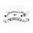 Milltek Sport homologovaný výfuk cat-back s rezonátorem (tišší) pro Seat Leon FR 2.0 TDI 184PS SC a 5-dvéř. (manual a DSG) 2013-2020, leštěné koncovky