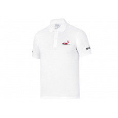Sparco polokošile Targa Florio Design, barva: bílá, velikost: XXXL Sparco polokošile Targa Florio Design, barva: bílá, velikost: XXXL