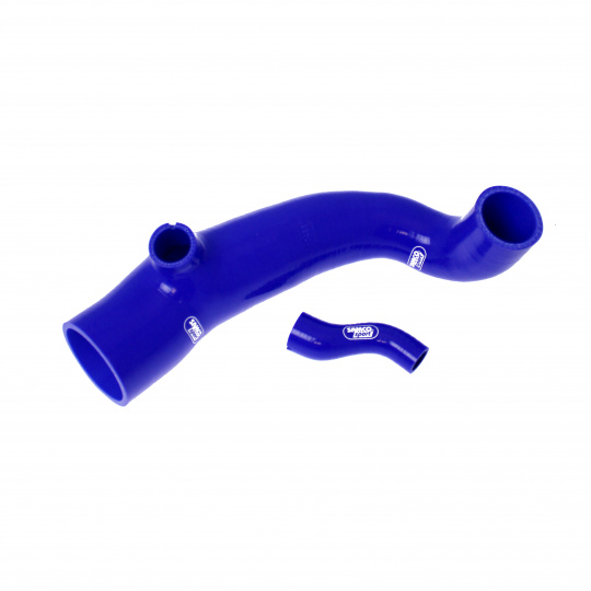 Samco Sport 2-dílná sada silikonových hadic pro vedení vzduchu k turbu pro Peugeot 207 GTi 2007 - on 1.6 Turbo, barva: modrá