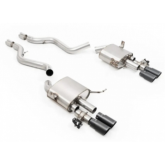 Milltek Sport výfukový systém cat-back s klapkami pro BMW řada 3 E92 M3 4.0 V8 Coupe 2007-2013, černé koncovky