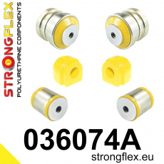 036074A: Strongflex Sada silentbloků předního zavěšení varianta SPORT 036074A: Strongflex Sada silentbloků předního zavěšení varianta SPORT