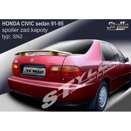 Stylla spoiler zadního víka Honda Civic sedan (1991 - 1995)