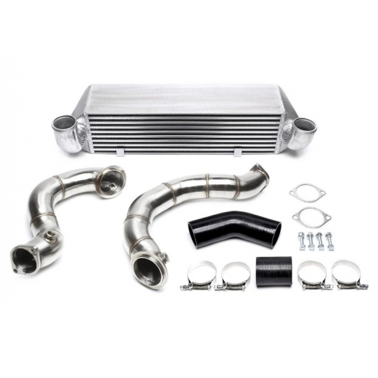 TA Technix intercooler + downpipe bez katalyzátoru BMW řada 3 (E90, E91, E92, E93, 05-12) 335i motor N54