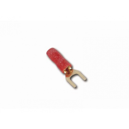 CHP kabelová vidlička 2.5 qmm červená