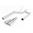 Milltek Sport výfukový systém DPF-Back bez rezonátoru (hlasitější) pro Volkswagen Caddy 2.0TDI 140PS 2WD Manual a DSG (mimo Maxi) 2003-2020, Twin Polished Oval Tips, typ koncovek: oválné leštěné