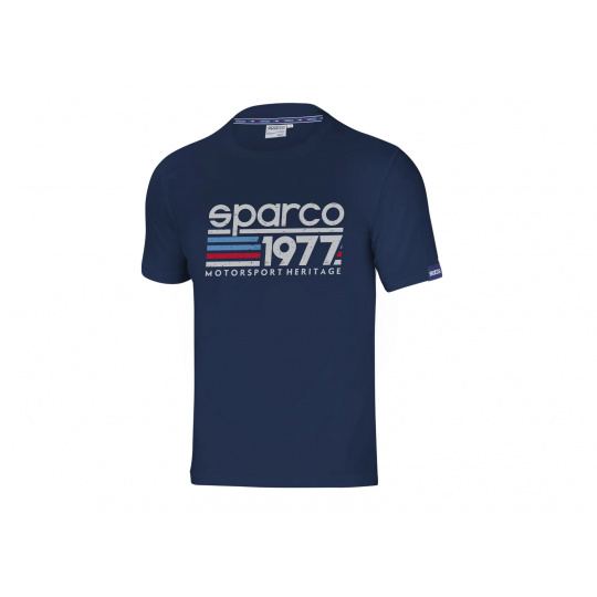 Sparco tričko 1977, barva: modrá, velikost: L