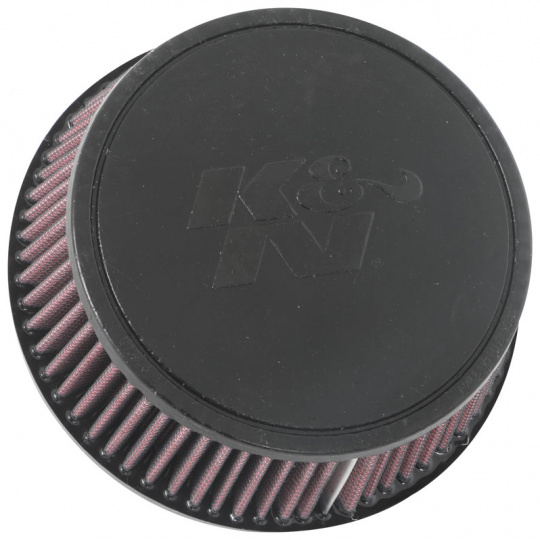 K&N univerzální kulatý zkosený filtr se vstupem 52 mm a výškou 65 mm, gumový vrchlík