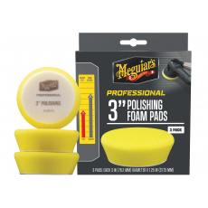 Meguiar's Professional Polishing Foam Pad - pěnové lešticí kotouče, průměr: 3", 3 kusy