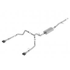 Borla Cat-Back výfukový systém "Touring" pro GMC Sierra 1500 5,3l V8, s aut. převodovkou, EC/SB 78,8", CC/SHB 69,3", r.v. 2019-2020, typ koncovek: černé