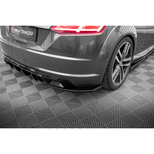 Maxton Design boční difuzory pod zadní nárazník v.2 pro Audi TT 8S, černý lesklý plast ABS, S-Line