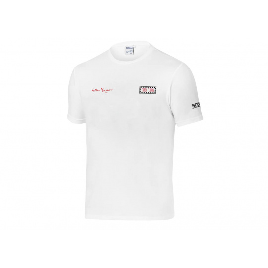 Sparco tričko Arturo Merzario Signature, barva: bílá, velikost: XL