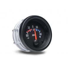 Autogauge palubní přístroj - ampermetr s černým podkladem Autogauge palubní přístroj - ampermetr s černým podkladem