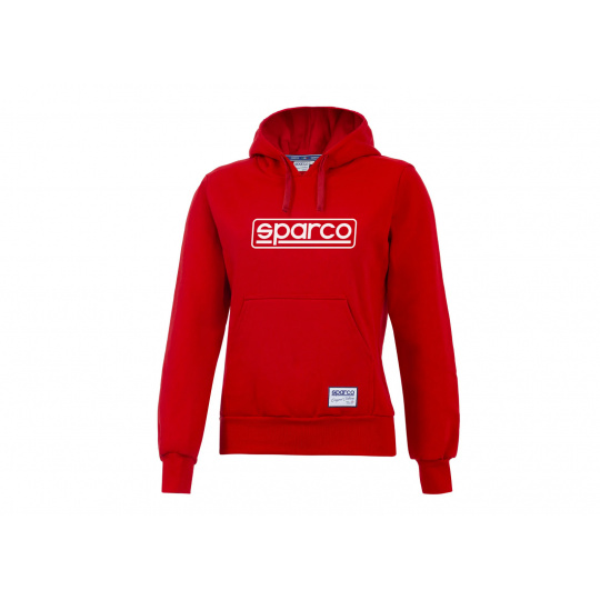 Sparco dámská mikina FRAME, barva: červená, velikost: M