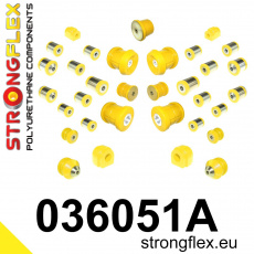 036051A: Strongflex Kompletní sada silentbloků pro zavěšení varianta SPORT 036051A: Strongflex Kompletní sada silentbloků pro zavěšení varianta SPORT