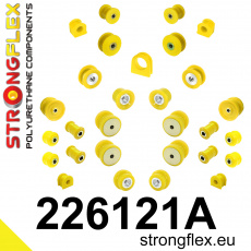 226121A: Strongflex Kompletní sada silentbloků pro zavěšení varianta SPORT 226121A: Strongflex Kompletní sada silentbloků pro zavěšení varianta SPORT