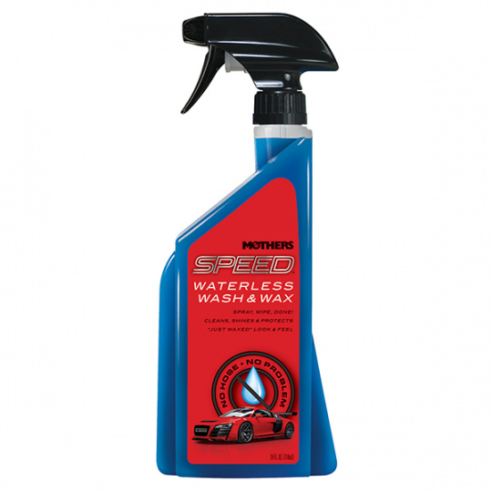 Mothers Speed Waterless Wash & Wax - mycí a leštící přípravek bez použití vody, 710 ml