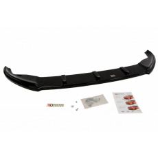 Maxton Design spoiler pod přední nárazník pro Volkswagen Golf Mk7, černý lesklý plast ABS, s žebrováním Maxton Design spoiler pod přední nárazník pro Volkswagen Golf Mk7, černý lesklý plast ABS, s žebrováním