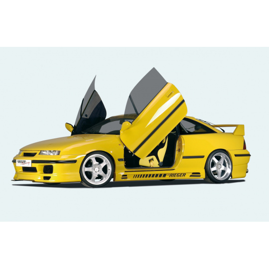 Rieger boční práh mont. strana pravá pro Opel Calibra A 3-dvéř., r.v. 03/90-, plast ABS bez povrchové úpravy, s prolisem, s prolisem a dvěma výřezy