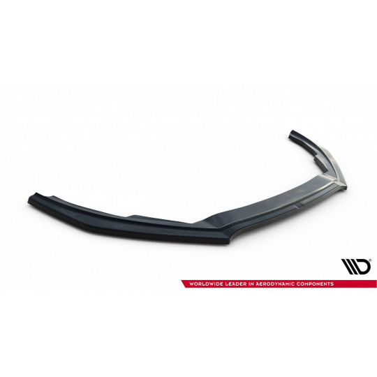 Maxton Design spoiler pod přední nárazník ver.7 pro Ford Focus ST-Line Mk4, černý lesklý plast ABS, Hatchback / Estate