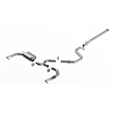Borla Cat-Back výfukový systém "ATAK" pro Hyundai Elantra N 2,0L, automat/manual, FWD, 4.dveř., 2022-2023, typ koncovek: chromové