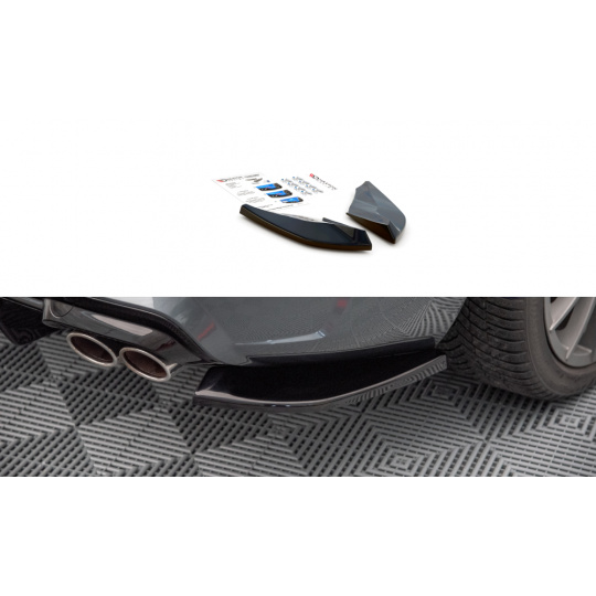 Maxton Design boční difuzory pod zadní nárazník pro Cupra Ateca, černý lesklý plast ABS
