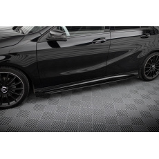 Maxton Design "Street Pro" difuzory pod boční prahy s křidélky pro Mercedes třída A W176 Facelift AMG-Line, plast ABS bez povrchové úpravy Maxton Design "Street Pro" difuzory pod boční prahy s křidélky pro Mercedes třída A W176 Facelift AMG-Line, plast ABS bez povrchové úpravy