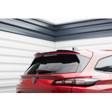 Maxton Design prodloužení spoileru pro Peugeot 308 Mk3, černý lesklý plast ABS, SW Maxton Design prodloužení spoileru pro Peugeot 308 Mk3, černý lesklý plast ABS, SW