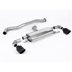 Milltek Sport výfukový systém OPF/GPF Back 3" / 76mm bez rezonátoru (hlasitější) pro Toyota Yaris Gen1 GR/GR Circuit Pack 1.6T (s OPF/GPF) 2020-2024, typ koncovek: GT-115 černé
