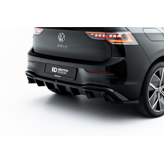 Maxton Design vložka zadního nárazníku pro Volkswagen Golf Mk8, černý lesklý plast ABS Maxton Design vložka zadního nárazníku pro Volkswagen Golf Mk8, černý lesklý plast ABS