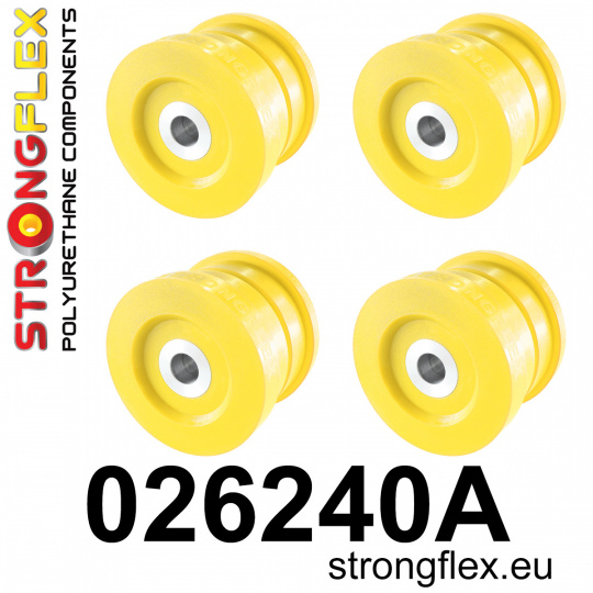 026240A: Strongflex Sada silentbloků zadního nosníku varianta SPORT