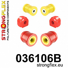 036106B: Strongflex Sada silentbloků předního zavěšení 036106B: Strongflex Sada silentbloků předního zavěšení