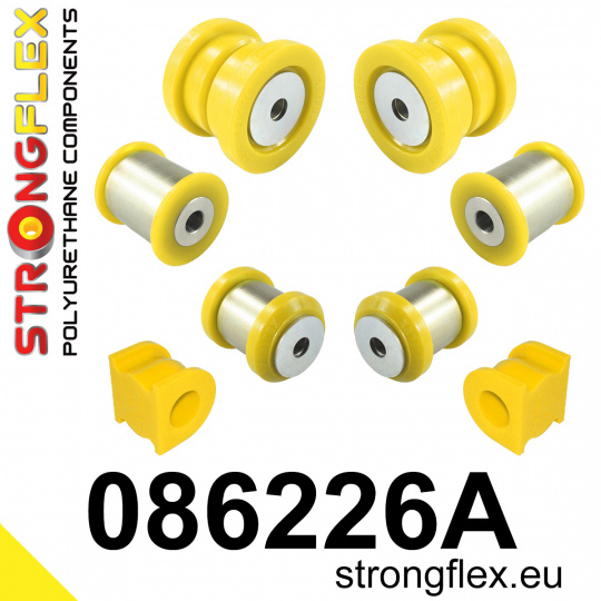 086226A: Strongflex Sada silentbloků předního zavěšení varianta SPORT