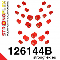 126144B: Strongflex Kompletní sada silentbloků pro zavěšení 126144B: Strongflex Kompletní sada silentbloků pro zavěšení