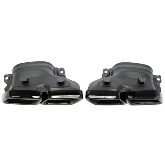 TA Technix koncovky pro Mercedes C (W205/S205/C205/A205, 2014-2023) v černém lesklém provedení