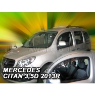 HEKO ofuky oken Mercedes Benz Citan W415 3/5dv (2012-) přední