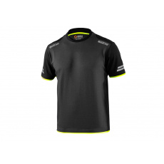 Sparco technické tričko Tucson, barva: šedo-žlutá, velikost: XS