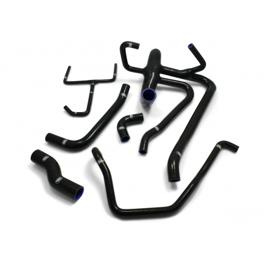 Samco Sport 6-dílná sada silikonových hadic pro vedení chladicí kapaliny pro Ford Mustang Shelby GT-500 2007 -2012 5.4l V8 Supercharged, barva: modrá