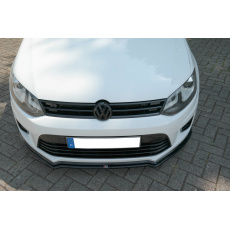 Maxton Design spoiler pod přední nárazník pro Volkswagen Polo Mk5, černý lesklý plast ABS, R WRC Maxton Design spoiler pod přední nárazník pro Volkswagen Polo Mk5, černý lesklý plast ABS, R WRC