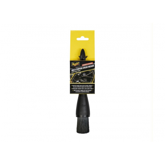 Meguiar's Multi-Purpose Brush - Medium - detailingový štětec, střední, 20 cm