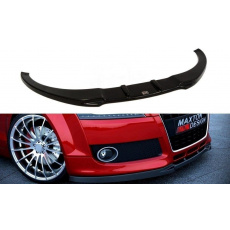 Maxton Design spoiler pod přední nárazník pro Audi TT 8J, černý lesklý plast ABS