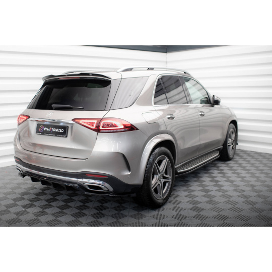 Maxton Design difuzory pod boční prahy pro Mercedes GLE W167, černý lesklý plast ABS, AMG/AMG-Line