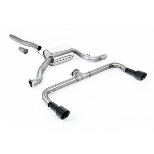 Milltek Sport výfukový systém cat-back Scirocco R-style pro Volkswagen Scirocco GT 2.0 TSi 200PS 2008-2016, určeno pro Scirocco R zadní nárazník, typ koncovek: GT-100 černé Milltek Sport výfukový systém cat-back Scirocco R-style pro Volkswagen Scirocco GT 2.0 TSi 200PS 2008-2016, určeno pro Scirocco R zadní nárazník, typ koncovek: GT-100 černé